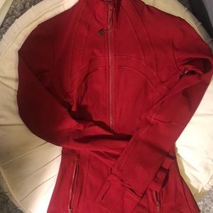 Lululemon Red Define Jacket Size 2